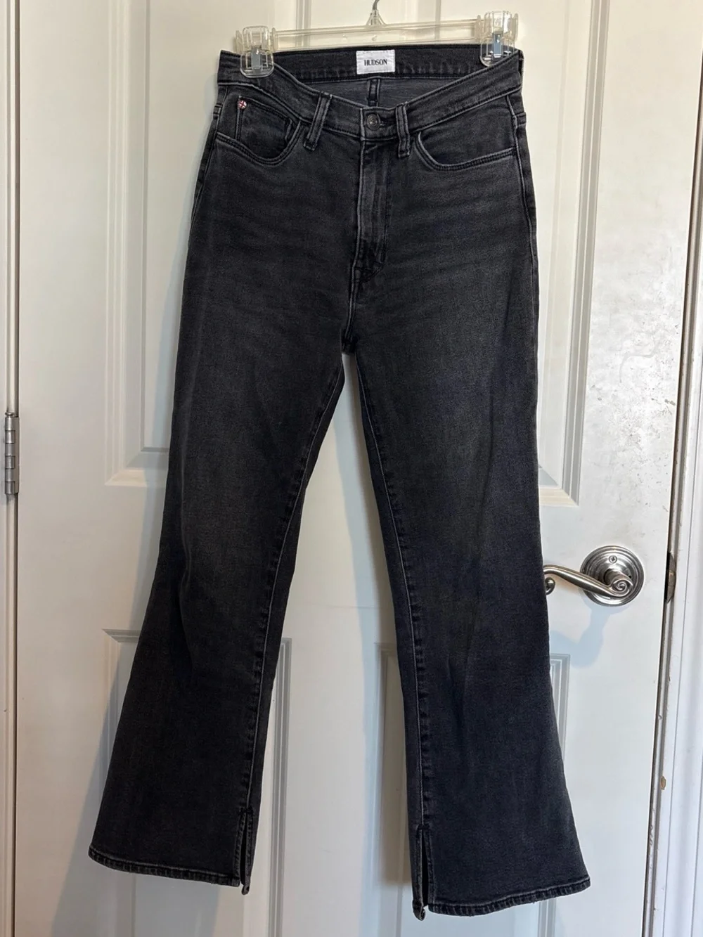 Hudson Jeans Black Boot Cut High-Rise Jeans